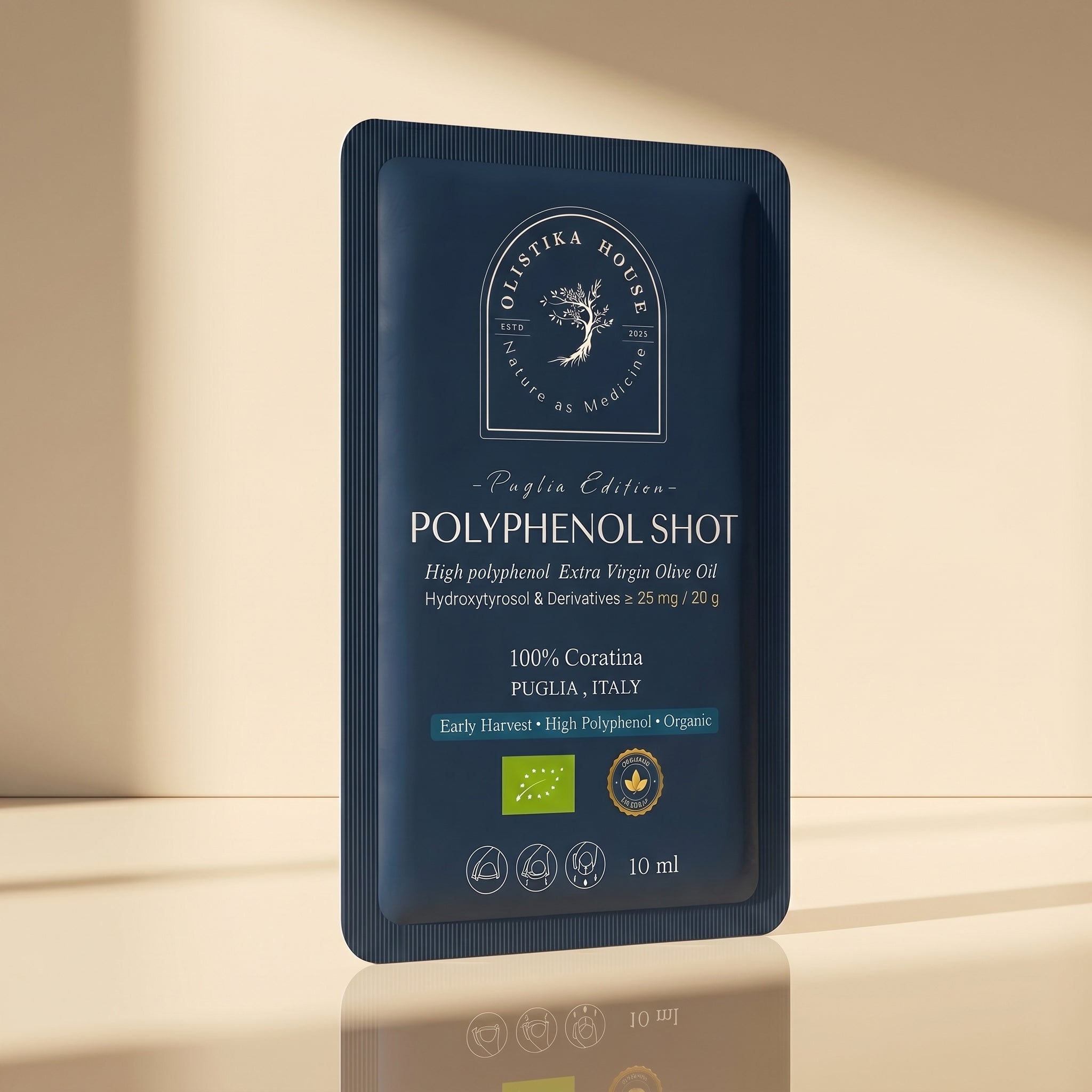 Polyphenol Shot EVOO – Puglia Edition | 2026 Harvest.